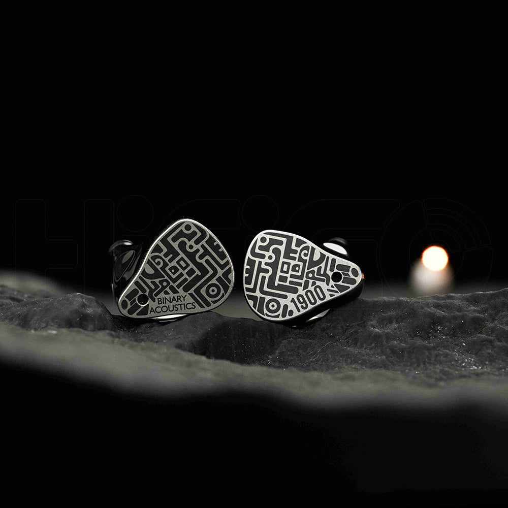 Binary 1900 10mm DD + 6mm Passive Diaphragm + 4BA In-Ear Monitors