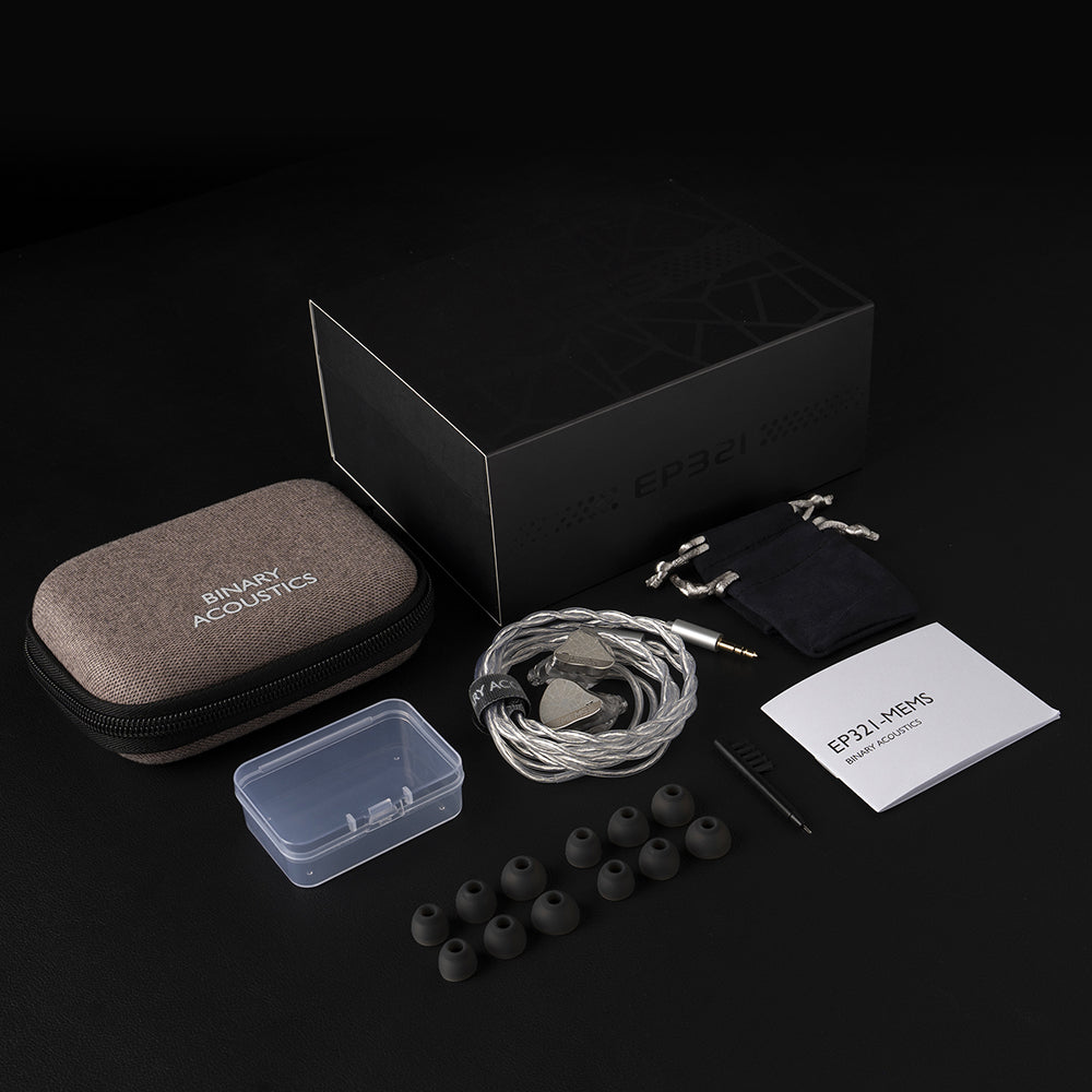 ゾ*ん様 BINARY ACOUSTICS EP321 MEMS Binary EP321 MEMS 2DD + 3BA + 1 MEMS Driver In-Ear Monitors